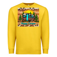 Lemon happy camper Premium Sweatshirt - JahusDesignShop