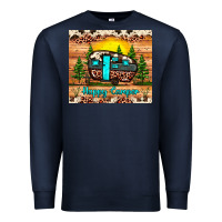Navy happy camper Premium Sweatshirt - JahusDesignShop
