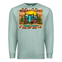Seafoam happy camper Premium Sweatshirt - JahusDesignShop