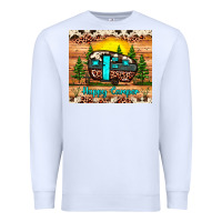 White happy camper Premium Sweatshirt - JahusDesignShop