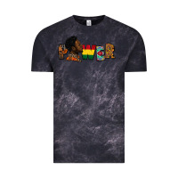 Cloud Black Power Juneteenth Vintage Tee - FaDigitalArtStudio