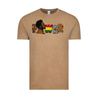 Vintage Coffee Power Juneteenth Vintage Tee - FaDigitalArtStudio