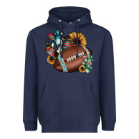 Navy football cactus sunflower Heavyweight Hoodie - JahusDesignShop