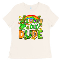 Bone St. Patrick's Lucky little dude Ladies Tee - OliviaCreatesArt
