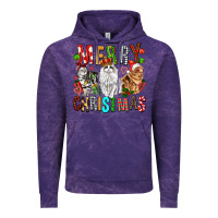 Cloud Purple Merry christmas cats Vintage Hoodie - FaDigitalArtStudio