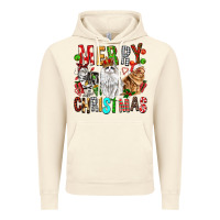 Vintage Artic Merry christmas cats Vintage Hoodie - FaDigitalArtStudio