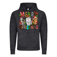 Vintage Black Merry christmas cats Vintage Hoodie - FaDigitalArtStudio