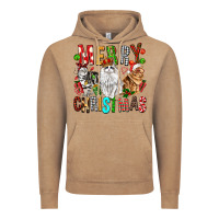 Vintage Coffee Merry christmas cats Vintage Hoodie - FaDigitalArtStudio