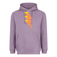 Lavender LIGHTNING BOLT Heavyweight Hoodie - baoMotion