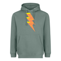 Sage LIGHTNING BOLT Heavyweight Hoodie - baoMotion