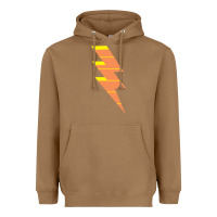 Toasted Coconut LIGHTNING BOLT Heavyweight Hoodie - baoMotion
