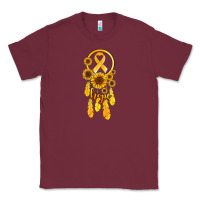 Burgundy childhood cancer awareness dreamcatcher Classic Tee - Jasminsmagicworld