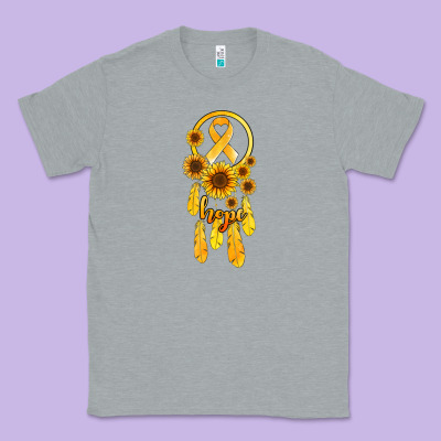 Childhood Cancer Awareness Dreamcatcher Classic Tee Designed By Jasminsmagicworld
