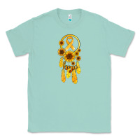 Seafoam childhood cancer awareness dreamcatcher Classic Tee - Jasminsmagicworld