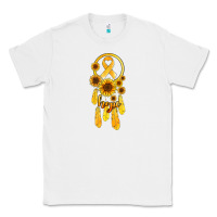 White childhood cancer awareness dreamcatcher Classic Tee - Jasminsmagicworld