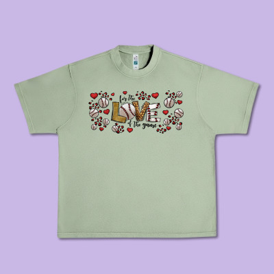 For The Love Of The Game Baseball Urban Heavy Tee Designed By Jasminsmagicworld