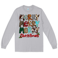 Moon Dust Merry Christmas Long Sleeve Tee - FaDigitalArtStudio