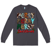 Smoke Merry Christmas Long Sleeve Tee - FaDigitalArtStudio