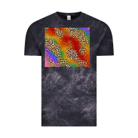 Cloud Black Pride rainbow leopard design Vintage Tee - FaDigitalArtStudio
