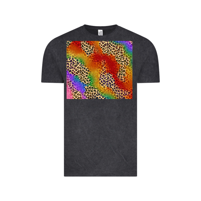 Pride Rainbow Leopard Design Vintage Tee by FaDigitalArtStudio | Teevron