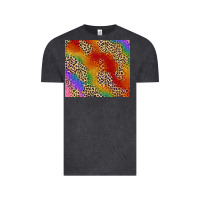 Vintage Black Pride rainbow leopard design Vintage Tee - FaDigitalArtStudio