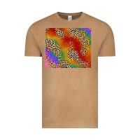 Vintage Camel Pride rainbow leopard design Vintage Tee - FaDigitalArtStudio