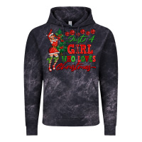 Cloud Black Just A Girl Who Loves Christmas Vintage Hoodie - FaDigitalArtStudio
