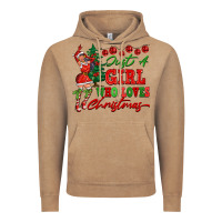 Vintage Coffee Just A Girl Who Loves Christmas Vintage Hoodie - FaDigitalArtStudio