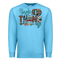 Ocean Blue back that thang up Premium Sweatshirt - JahusDesignShop