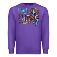 Purple back that thang up Premium Sweatshirt - JahusDesignShop