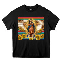 Black our lady of guadalupe Heavy Core Tee - TumblerDesignByShophia