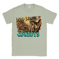 Matcha Long live Cowboys boots hat Classic Tee - HowdyJamesFarm