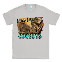 Moon Dust Long live Cowboys boots hat Classic Tee - HowdyJamesFarm
