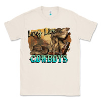 Natural Long live Cowboys boots hat Classic Tee - HowdyJamesFarm