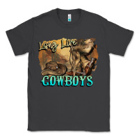 Smoke Long live Cowboys boots hat Classic Tee - HowdyJamesFarm