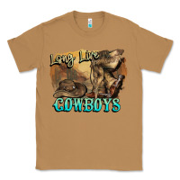 Toasted Coconut Long live Cowboys boots hat Classic Tee - HowdyJamesFarm