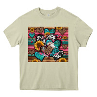 Mossy nurse hearts Heavy Core Tee - Jasminsmagicworld