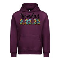 Mauve Wine Twosday Urban Hoodie - RanaPortraitStore