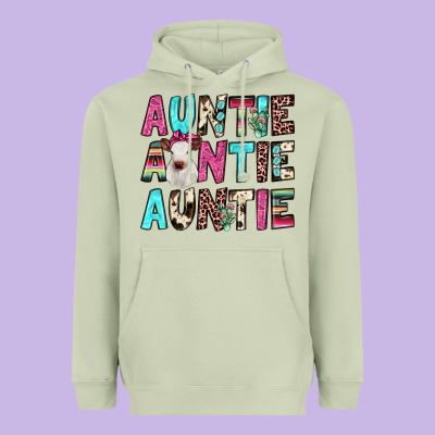Auntie Heifer Cactus Heavyweight Hoodie Designed By Jahusdesignshop