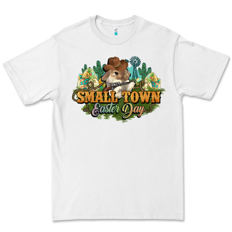 Small Town Easter Day Premium Tee by HowdyJamesFarm | Teevron