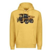 Antique Gold Mining Truck Premium Hoodie - LillyAllenDesigns