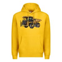 Lemon Mining Truck Premium Hoodie - LillyAllenDesigns