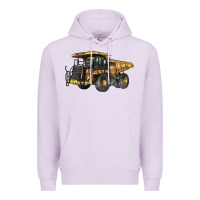 Lilac Mining Truck Premium Hoodie - LillyAllenDesigns