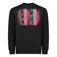 Black valentine's leopard brushstroke Heavyweight Sweatshirt - AdoDesignShop