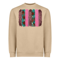 Mushroom valentine's leopard brushstroke Heavyweight Sweatshirt - AdoDesignShop