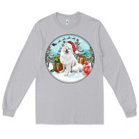 Moon Dust Christmas samoyed dog Long Sleeve Tee - FaDigitalArtStudio
