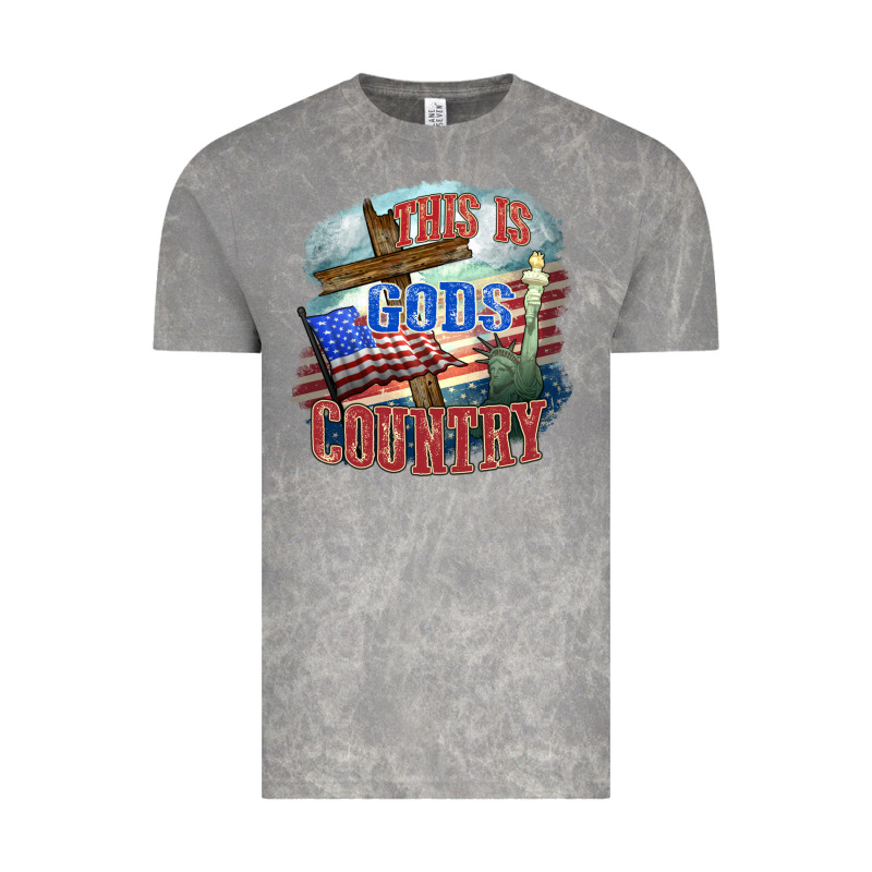 This Is Gods Country Vintage Tee by FaDigitalArtStudio | Teevron