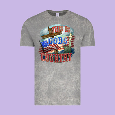 This Is Gods Country Vintage Tee Designed By Fadigitalartstudio