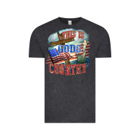 Vintage Black This is gods country Vintage Tee - FaDigitalArtStudio