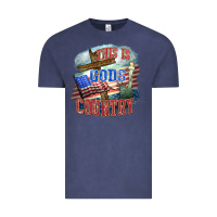 Vintage Denim This is gods country Vintage Tee - FaDigitalArtStudio